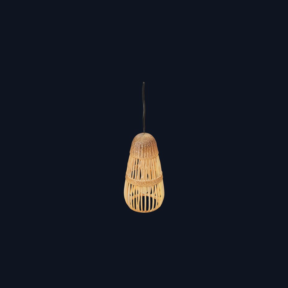 Wicker Pendant Light Model Pack